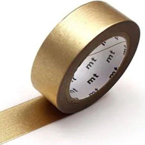 Productafbeelding: Washi Tape Goud met glans - MT masking tape, 7m series: champagne gold (high brightness)