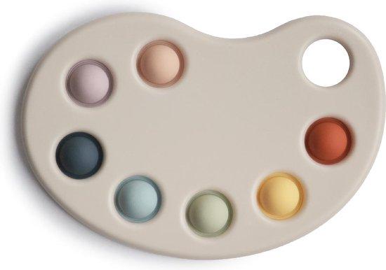 Productafbeelding: Mushie - Press Toy Paint Palette - Multi