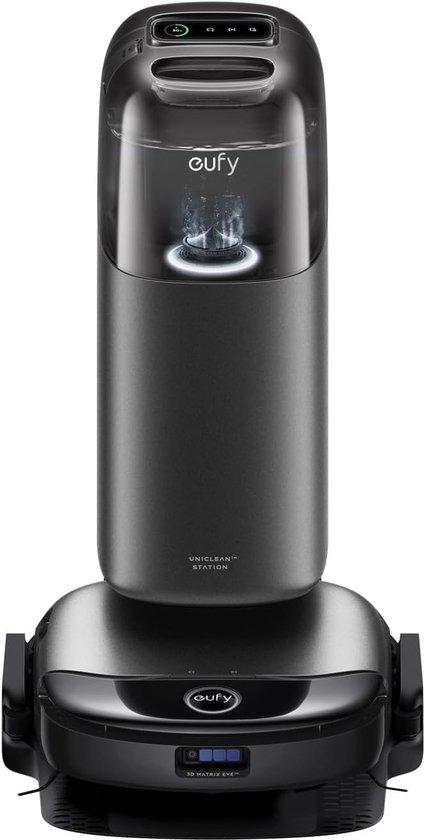 Productafbeelding: eufy Clean S1 Pro Robotstofzuiger All-in-One Station met dweilfunctie - Robot Vacuum - 8.000 Pa Zuigkracht, Slimme Obstakelvermijding, Multi-Level Mapping, Automatische dweilterugtrekking, Perfect voor dierenharen