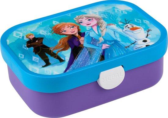 Productafbeelding: Mepal lunchbox Campus – Broodtrommel met vakjes voor kinderen – Geschikt voor 4 boterhammen – Frozen 2