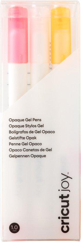Productafbeelding: Cricut Joy Dekkende Gelpennen 1,0 mm – Wit, Roze en Oranje (3 stuks)