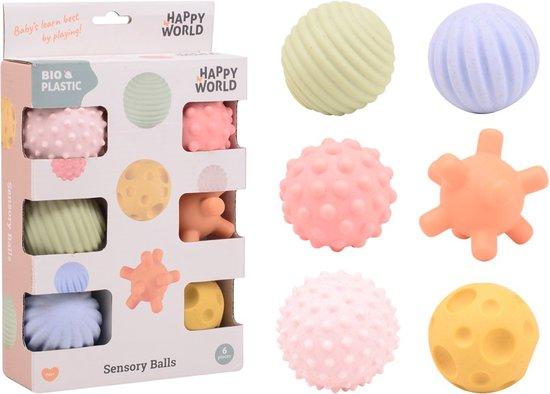 Productafbeelding: Johntoy Motoriek en zintuigballen (bioplastic)