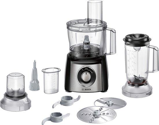 Productafbeelding: Bosch MCM3501M MultiTalent 3 - Keukenmachine - 800W - Zwart/RVS