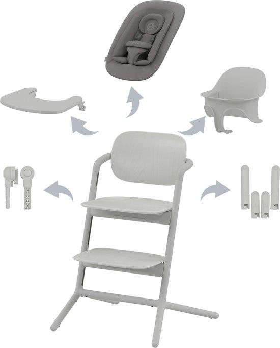 Productafbeelding: Cybex Lemo - Kinderstoel - 4 in 1 Set - Suede Grey