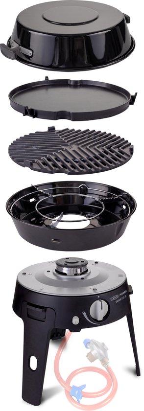 Productafbeelding: CADAC Dometic - Safari Chef 30 LP Deluxe - Multifunctionele Camping BBQ - Inclusief 4 kookoppervlakken