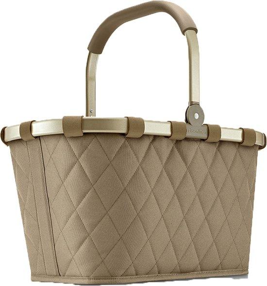 Productafbeelding: Reisenthel Carrybag Boodschappenmand - 22L - Frame Rhombus Olive Groen