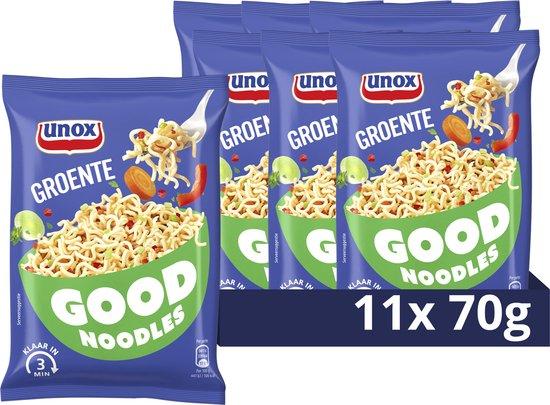 Productafbeelding: Unox Good Noodles - Groente - zonder kunstmatige kleurstoffen en conserveermiddelen - 11 x 70 g