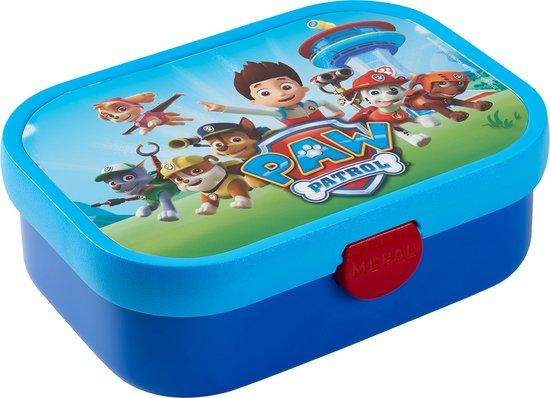 Productafbeelding: Mepal lunchbox Campus – Broodtrommel met vakjes voor kinderen – Geschikt voor 4 boterhammen – Paw Patrol