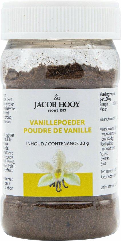 Productafbeelding: Jacob Hooy - Vanillepoeder - 30g - Strooibus 30 Gram - KP0282