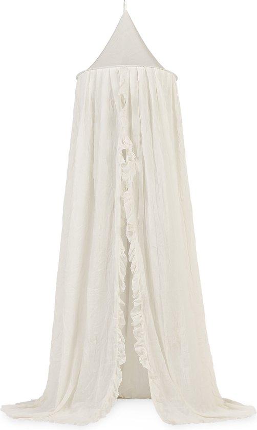 Productafbeelding: Jollein - Baby Klamboe Vintage Ruffle (Ivory) - Katoen - Polyester - Baby Sluier, Bed Hemeltje - 245cm