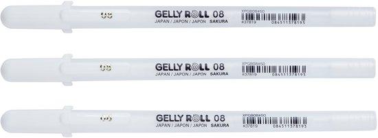 Productafbeelding: Sakura Basic Set 3 Gelpennen Zuiver Wit Medium